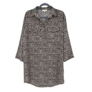 Umgee Size‎ Small Leopard Animal Print Tunic Top
